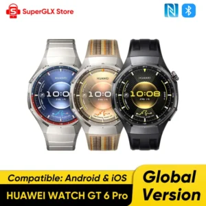 HUAWEI Watch GT 6 Pro Smartwatch Up to 21-Day Battery Life Global Version Watch GT6 Pro Work seamlessly with iOS and Android NFC
